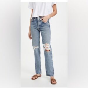 AGOLDE Lana mid rise straight jeans